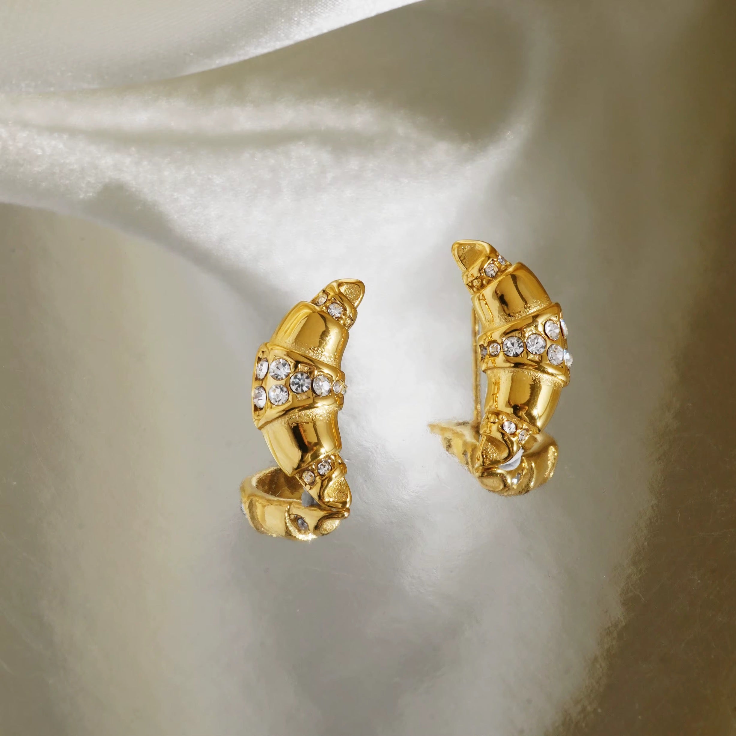 Croissant Style Earrings