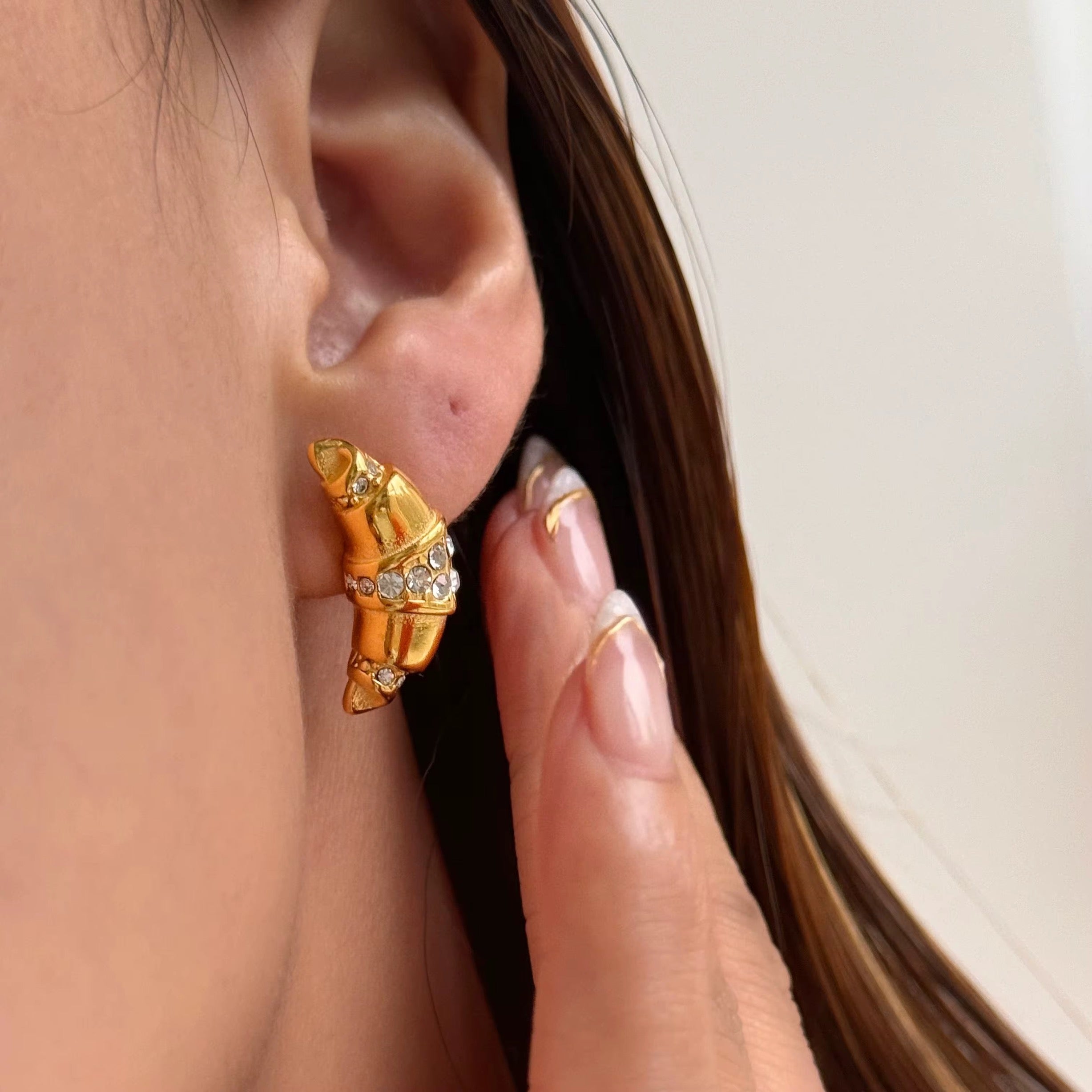 Croissant Style Earrings