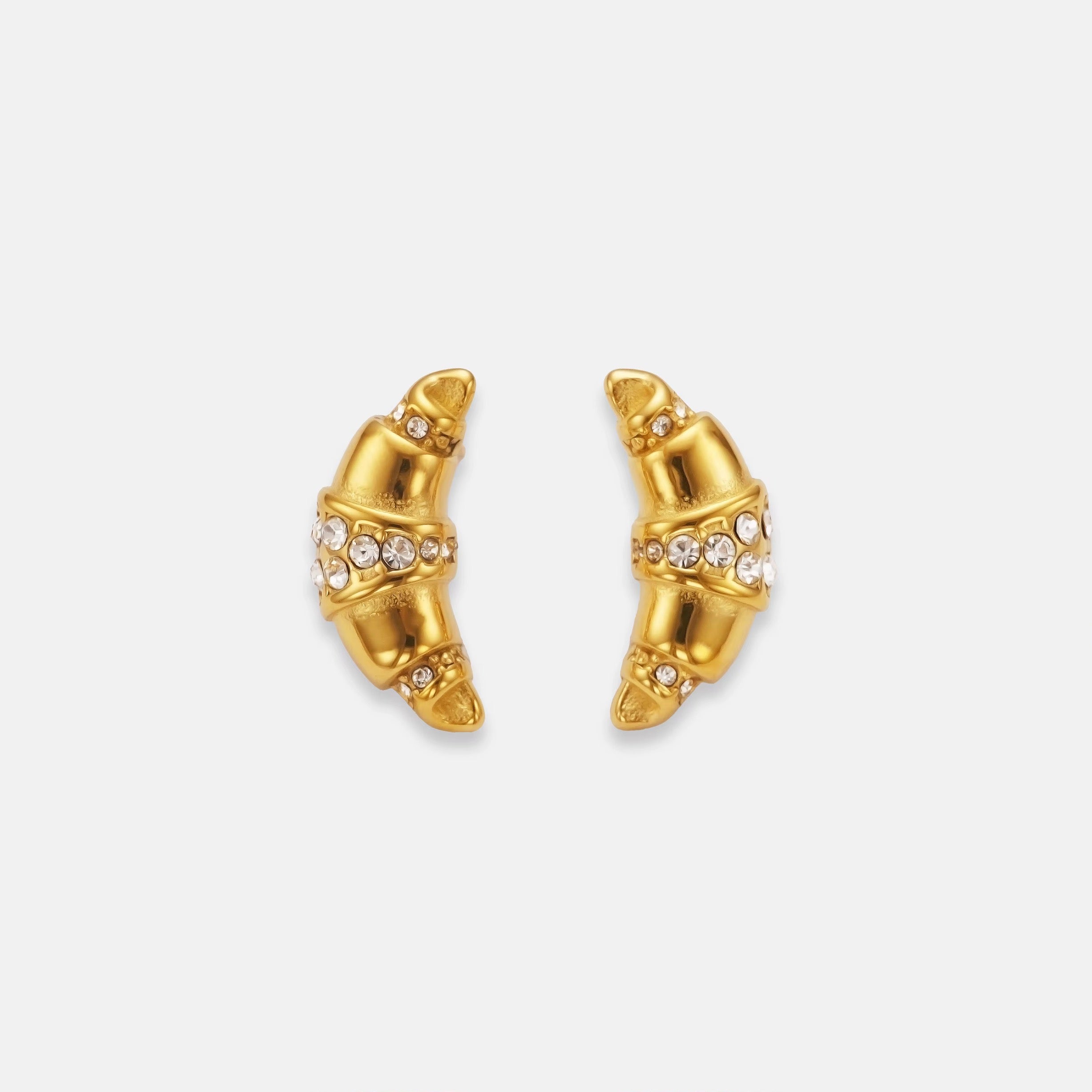 Croissant Style Earrings