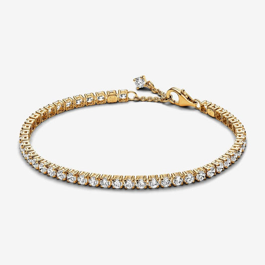 Gold Tennis Bracelet