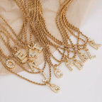 Twist Initial Necklace