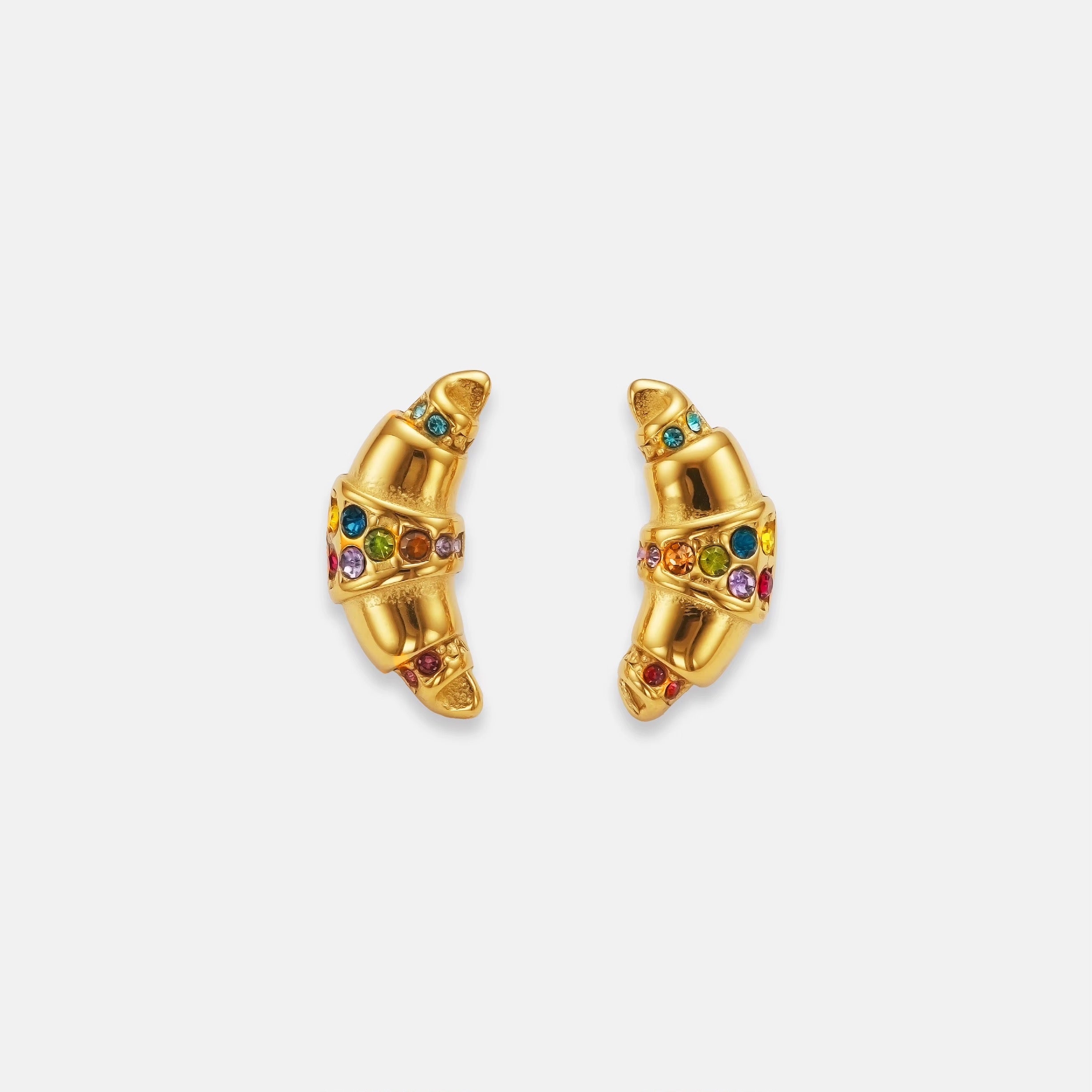 Croissant Style Earrings