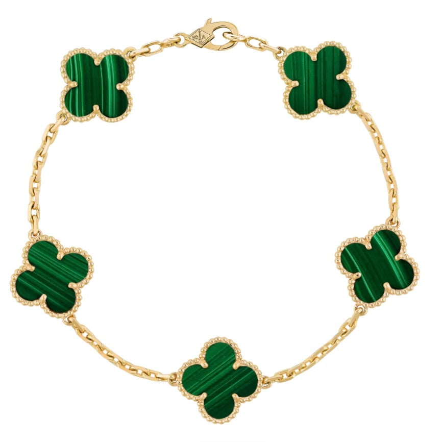 Clover Bracelet - Green