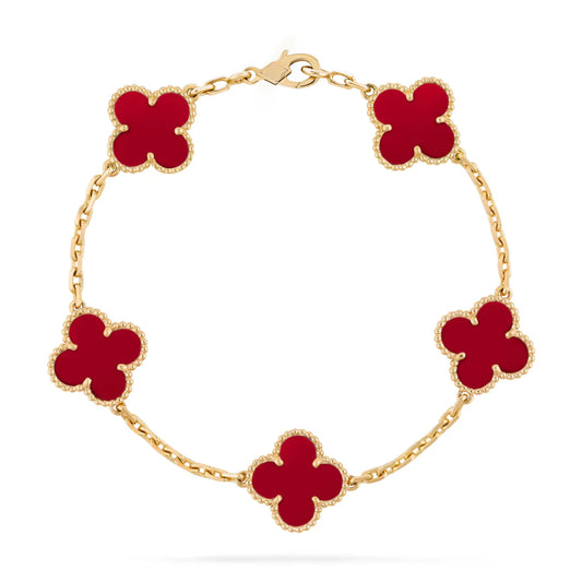 Clover Bracelet - Red